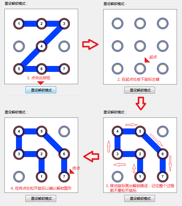 Reset Lock Pattern